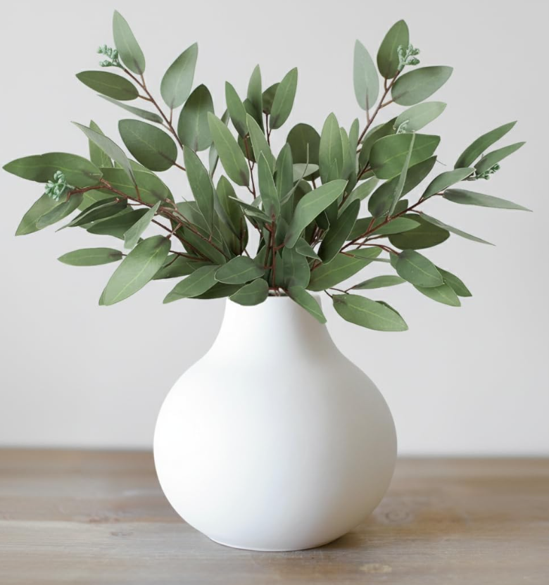 Round solid white ceramic display jar, plain northern and soft mixed style interior ornament, matches dining focal layouts, living rooms, book storage and hall cabinet decor